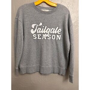Shiraleah Tailgate Sweatshirt Relax Chenille Game Day Embroidered Football Mom S